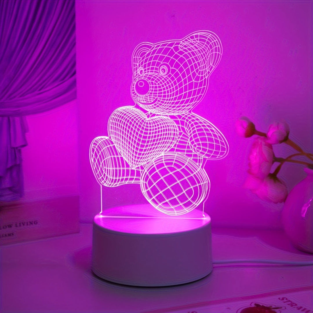 LumiBear – 3D Illusion Nattlampa Nallebjörn