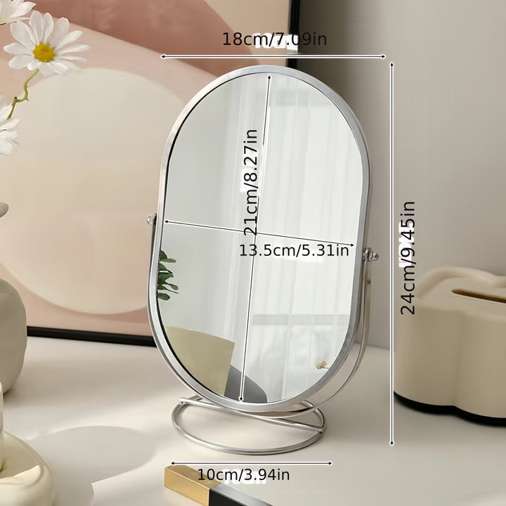 360° Utsikt – Elegant Sminkspegel för Varje Vinkel