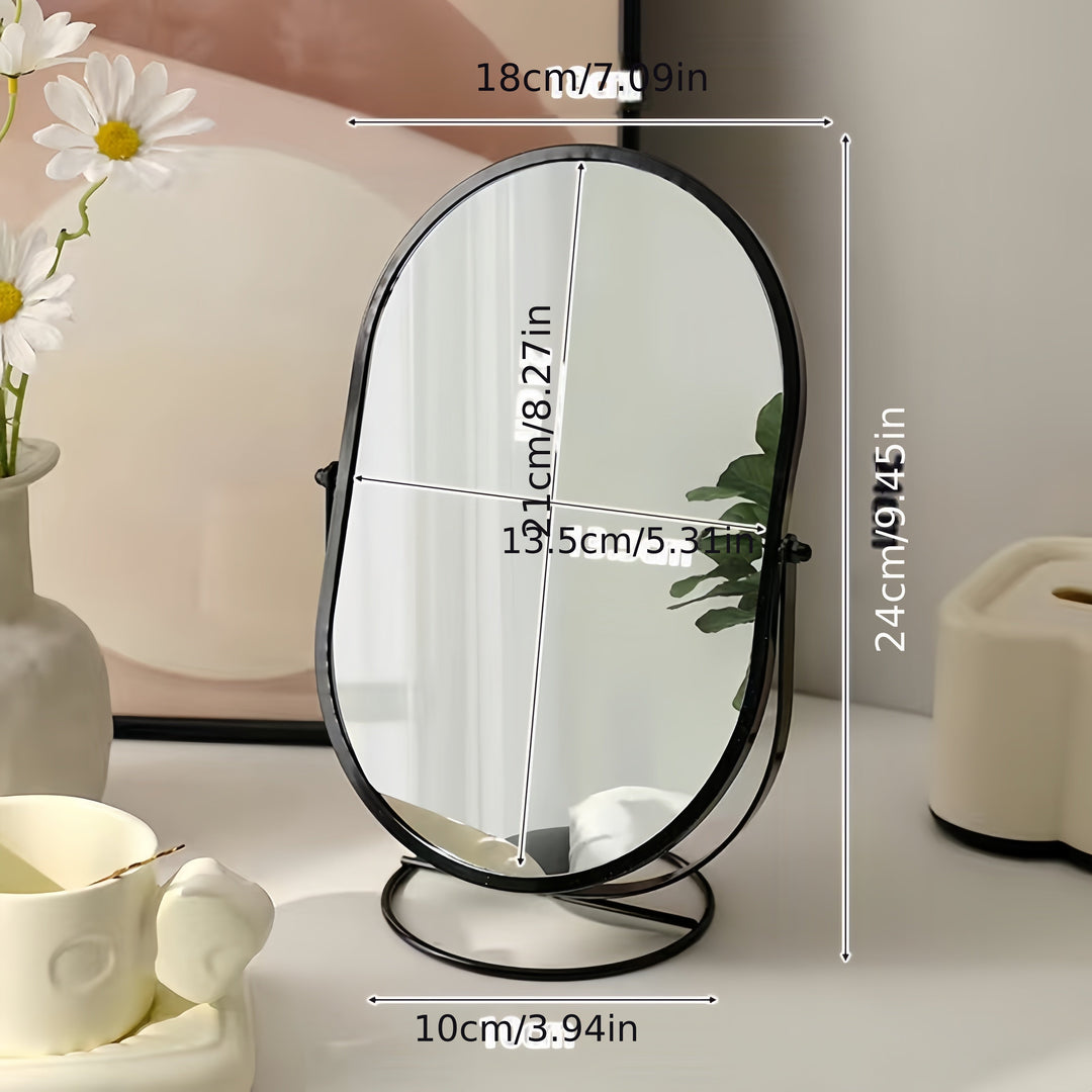 360° Utsikt – Elegant Sminkspegel för Varje Vinkel