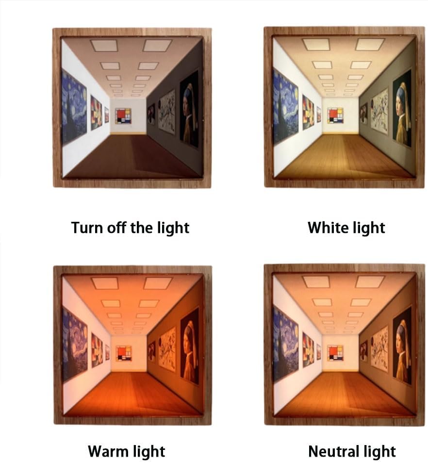 3D Visuellt Effekt LED Nattljus