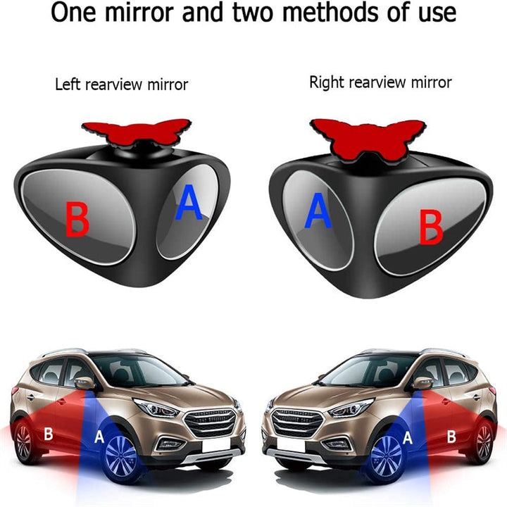 360° Rotatable Car Blind Spot Mirrors