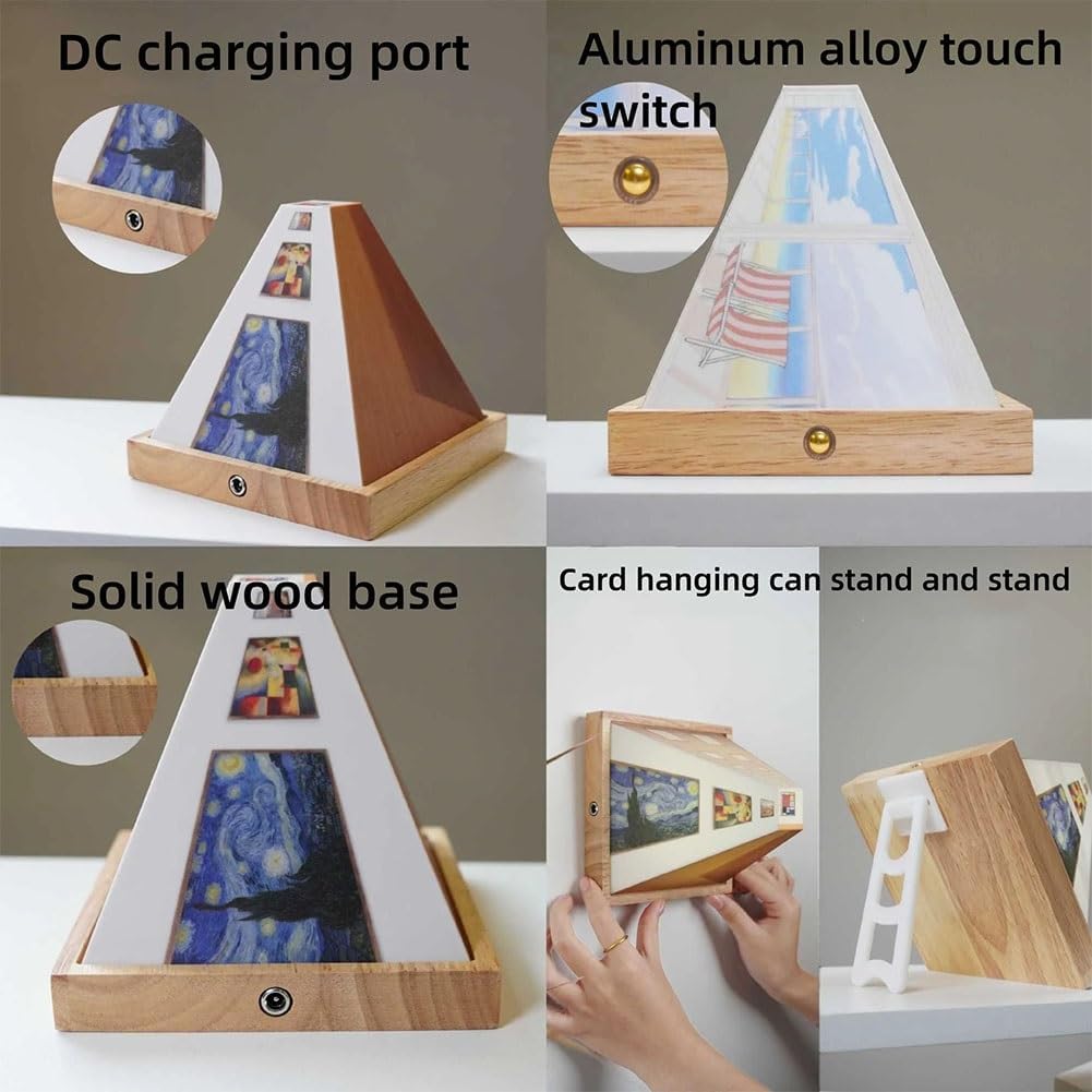 3D Visuellt Effekt LED Nattljus