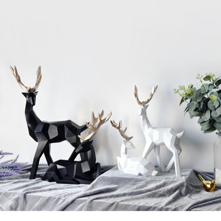 Abstrakta Hjortfigurer Par