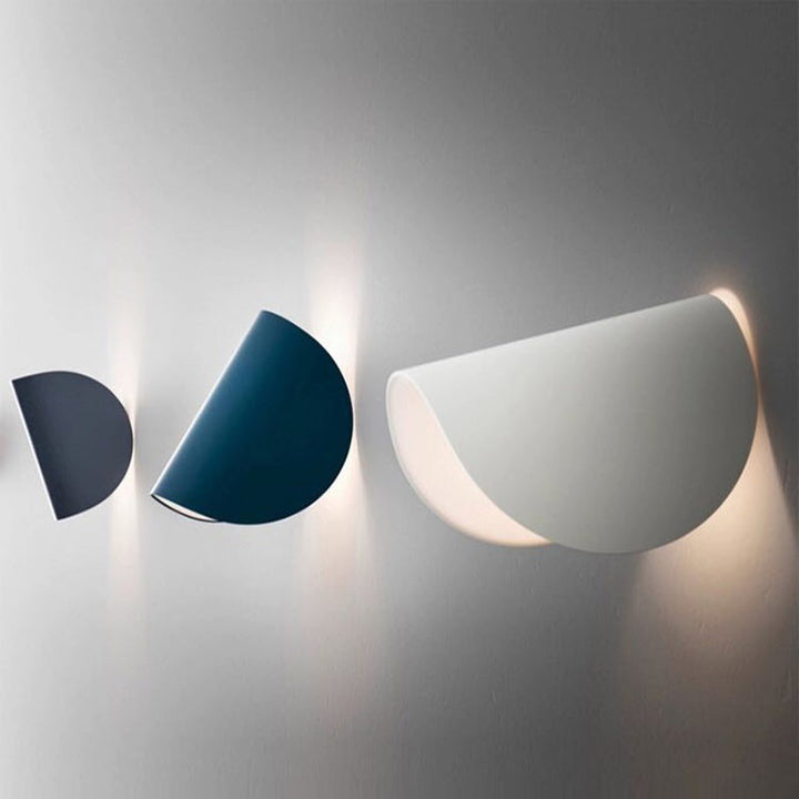 Eveline Modern Geometrisk LED Vägglampa 4 färger Inomhus/Ute Metall