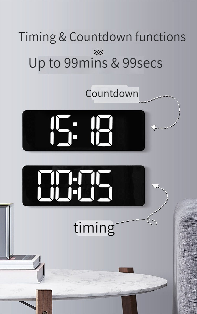 Nordisk Digital Klocka 16 Tum Display