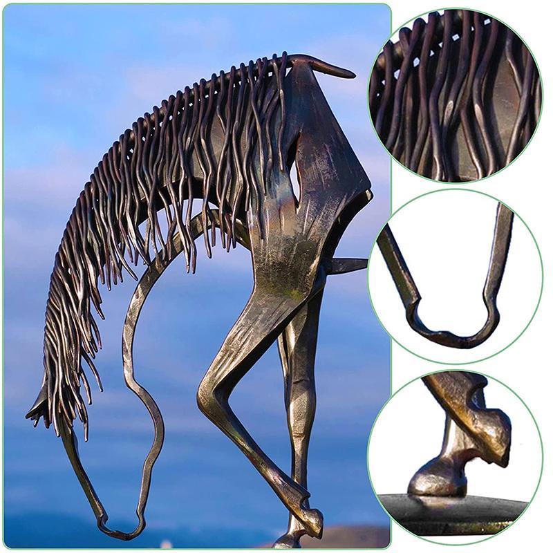 Hästs skulptur dekoration