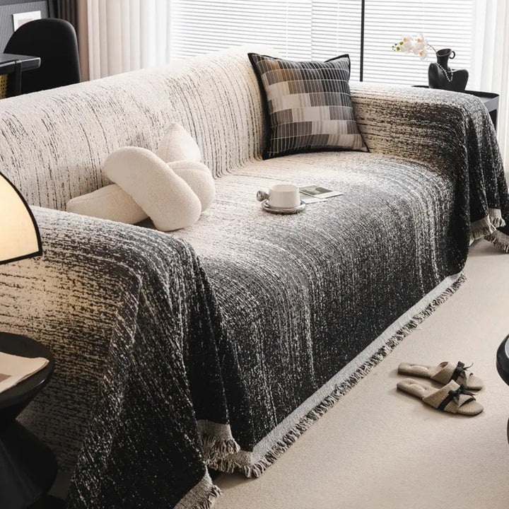 Neutral Ton Chenille Sofföverdrag