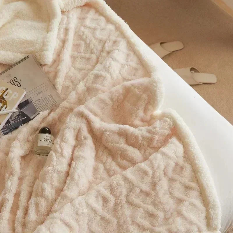 Tjock Vinter Lammull Filt - WarmWool