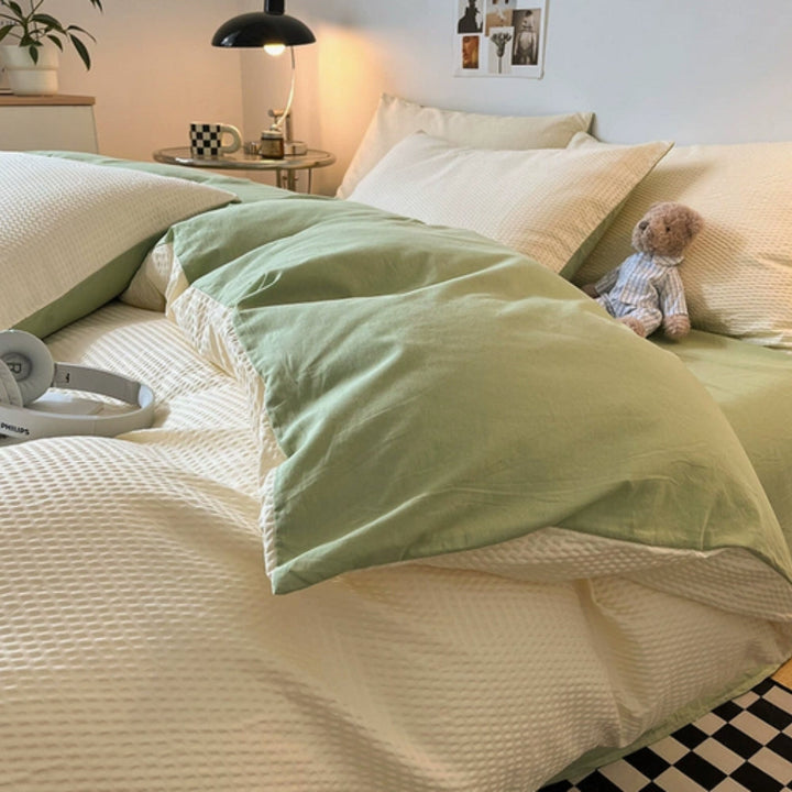 Beaumont Ultra-Mjuk Vaffel Duvet Set | 3-delars Set