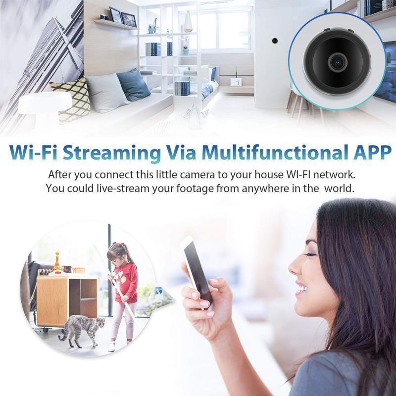 1080p Magnetisk WiFi Mini Kamera - Husvagn Backkamera