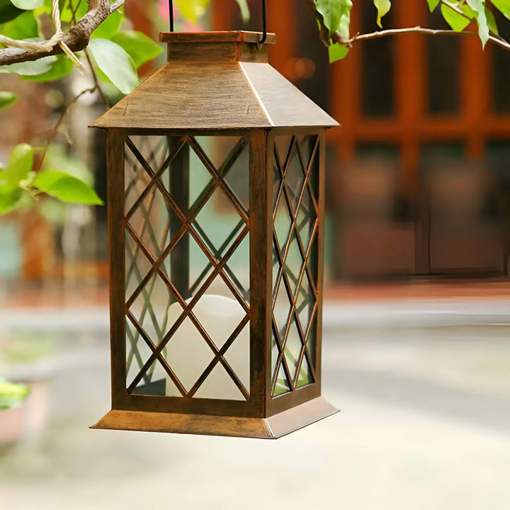 LumiCrest – Vintage Solenergi Trädgårdslampa