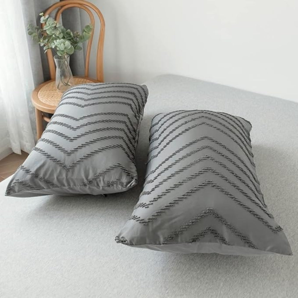 Chevron Plush Quilt Cover | 3 delar Set