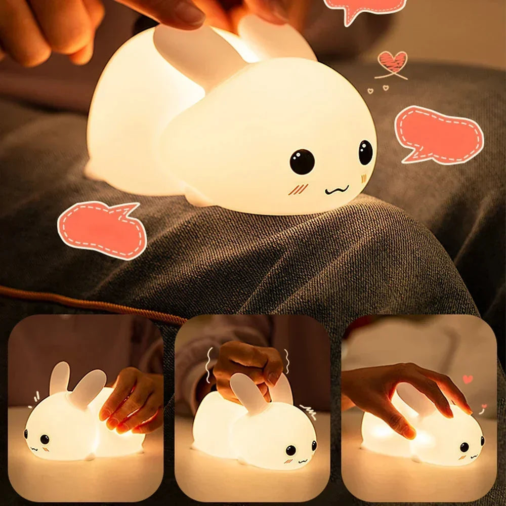 Söt Kanin Nattlampa - BunnyGlow