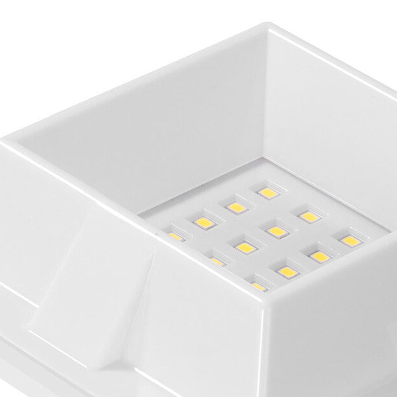 Solenergi UFO-formad design staketlampa LED utomhus vägglampa