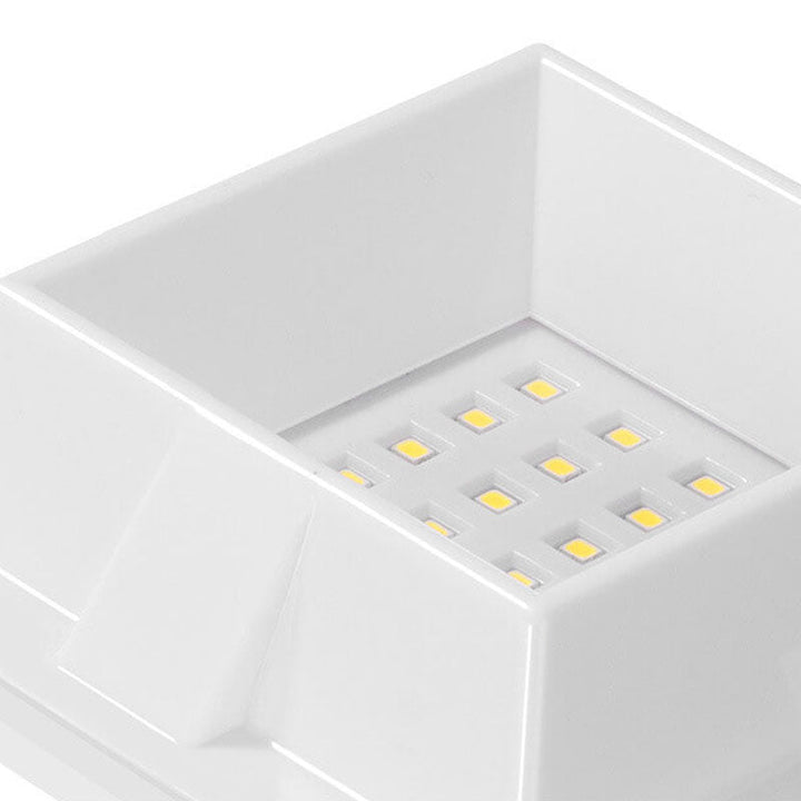 Solenergi UFO-formad design staketlampa LED utomhus vägglampa