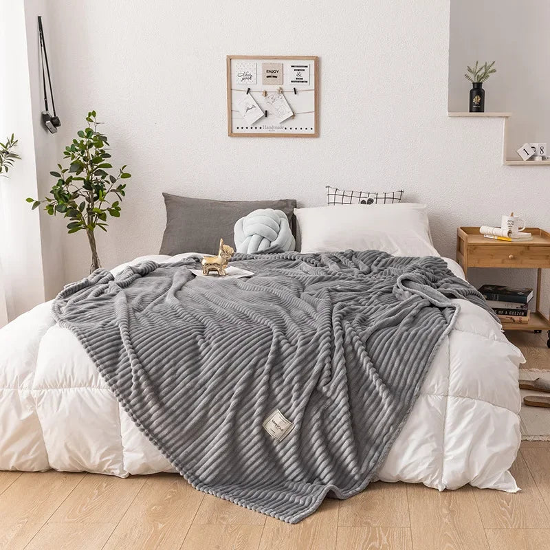 Tjock Flanell Höstfilt - WarmHaven