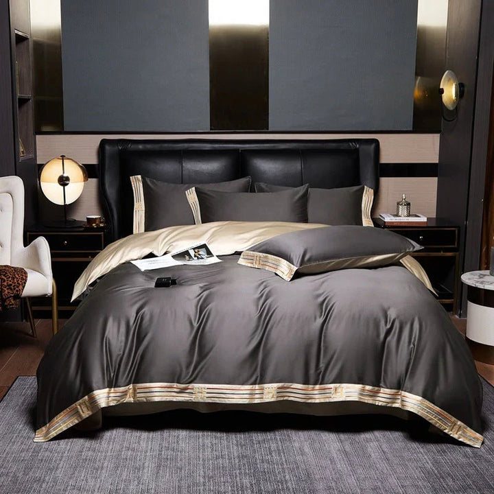 Lyxigt Satin Sängkläder 4-delars Set - OpulenceSleep
