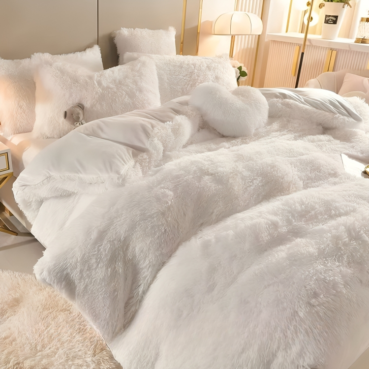 Lyxigt Sammet Duvet Täcke Set för Ultimat Komfort