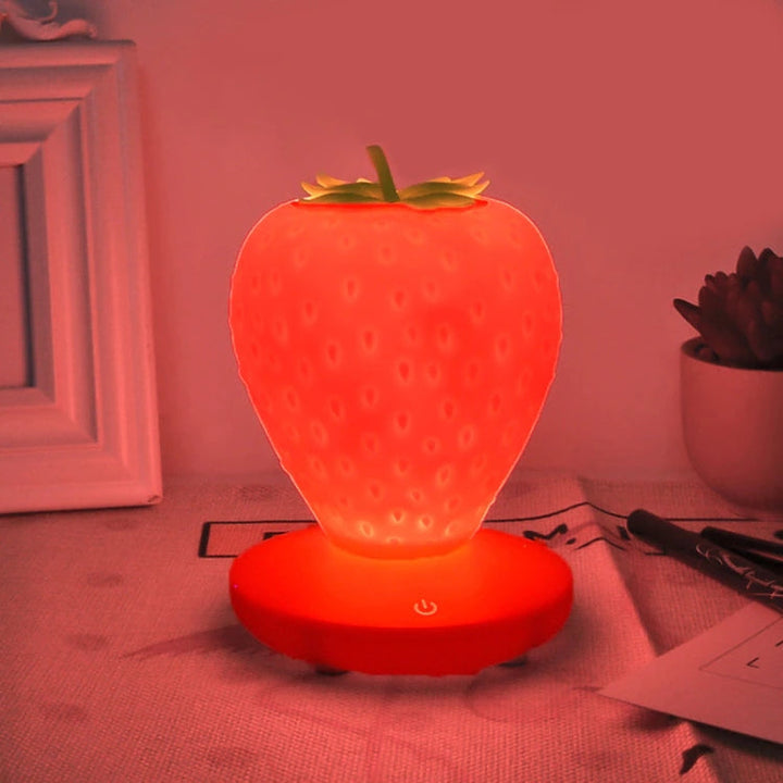Jordgubb Nattygsbord Lampa