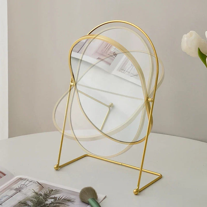 Stort Minimalistiskt Skrivbordsspegel för Makeup