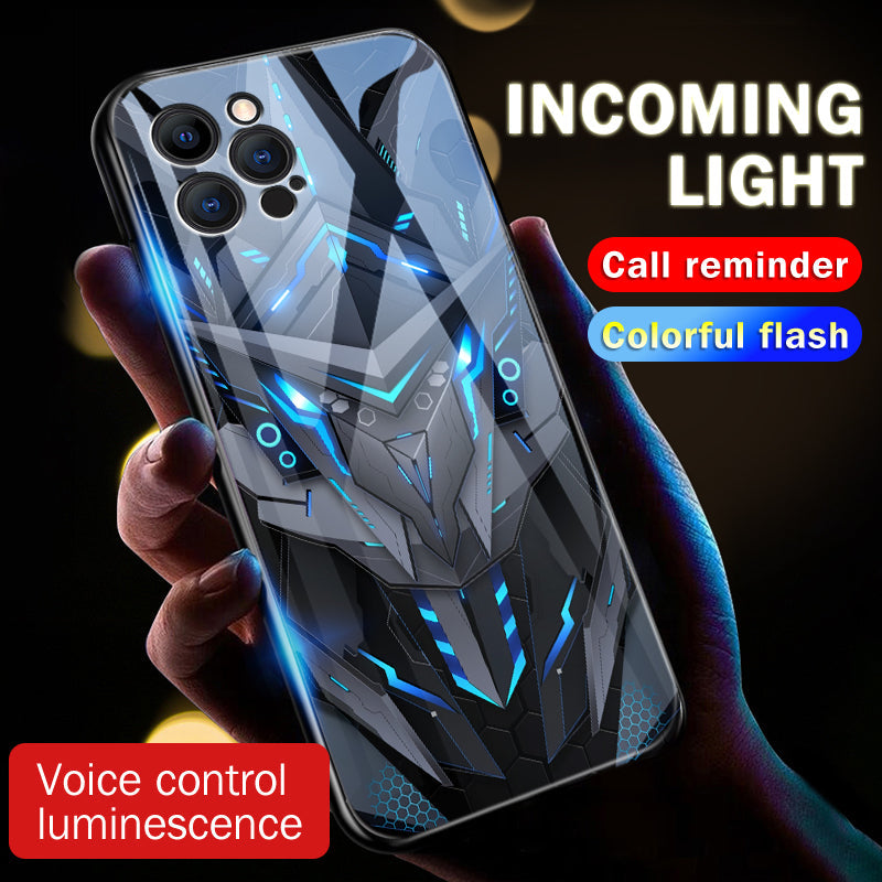 Cool Mecha Apple Smart Flash Telefonfodral