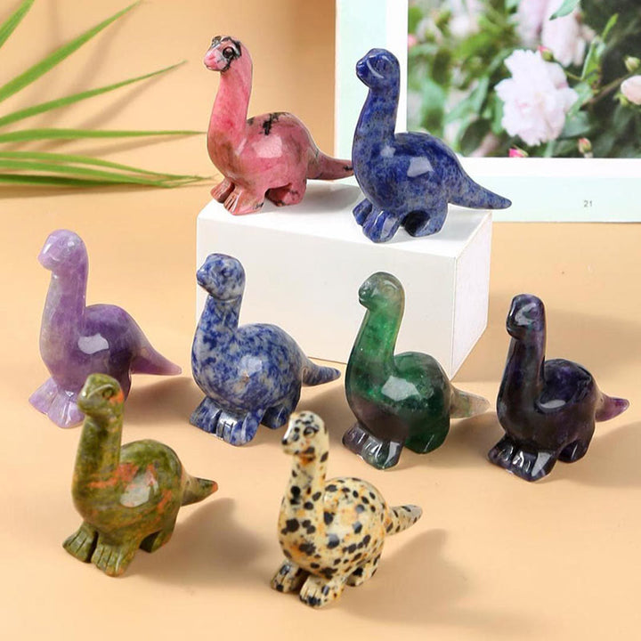 2,5 tum Kristall Dinosaur Hemdekoration Ädelsten Dekor