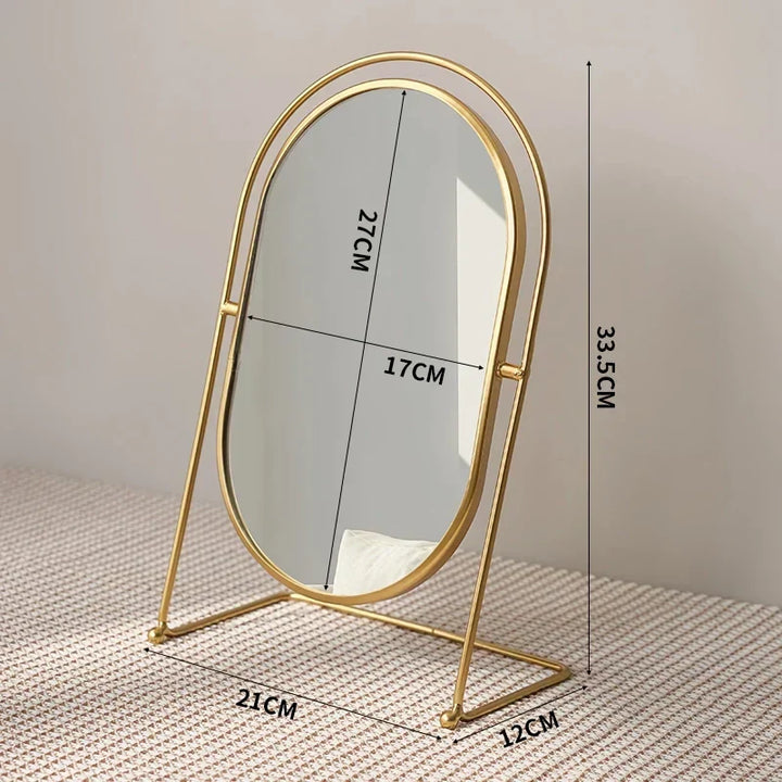 Stort Minimalistiskt Skrivbordsspegel för Makeup