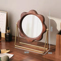 Elegant Rotatable Desktop Makeup Mirror – Neoklassisk Design