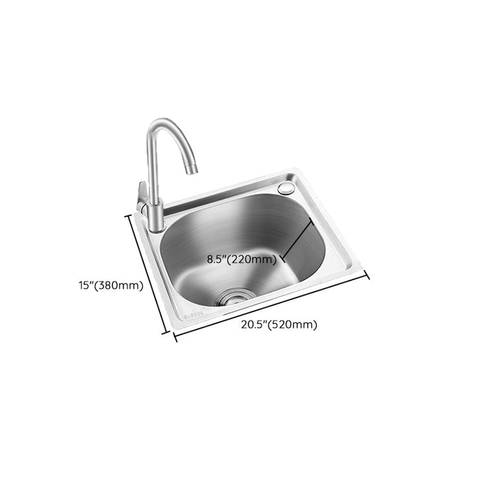 Modern bar prep spegel rostfritt stål med kran arbetsstation strip