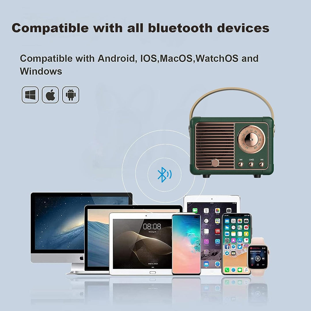 Retro Bluetooth Högtalare