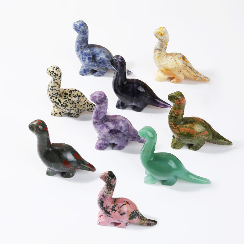 2,5 tum Kristall Dinosaur Hemdekoration Ädelsten Dekor