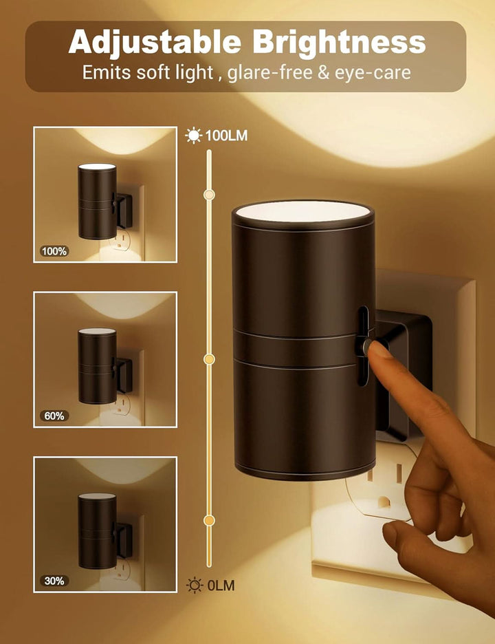 NIGHTSENSE – LED-nattlampa med skymningssensor, bländfri och energieffektiv