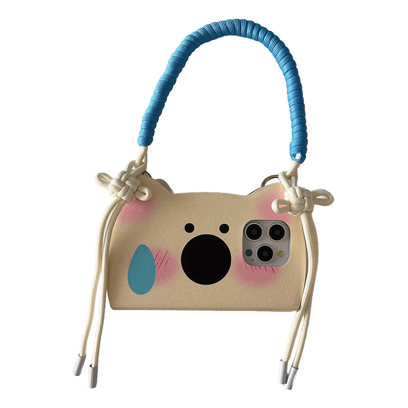 Insta-Style Tecknad Westie Flip-Telefonfodral