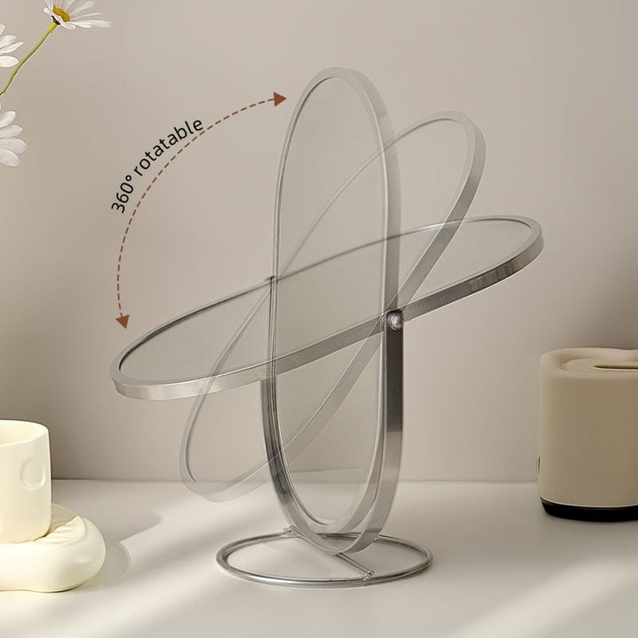 360° Utsikt – Elegant Sminkspegel för Varje Vinkel