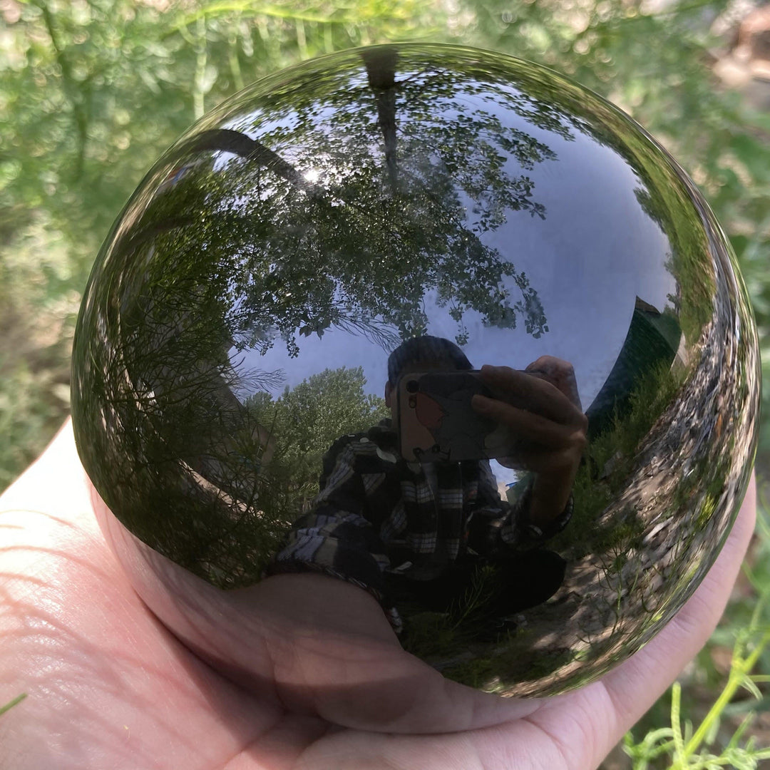 Obsidian Kristallboll Dekoration