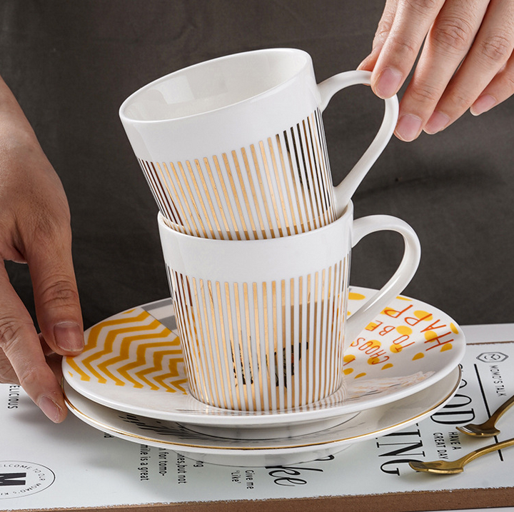 Rörlig Reflektion Kreativ Kaffe Kopp Spegelreflektion Kaffe Mug