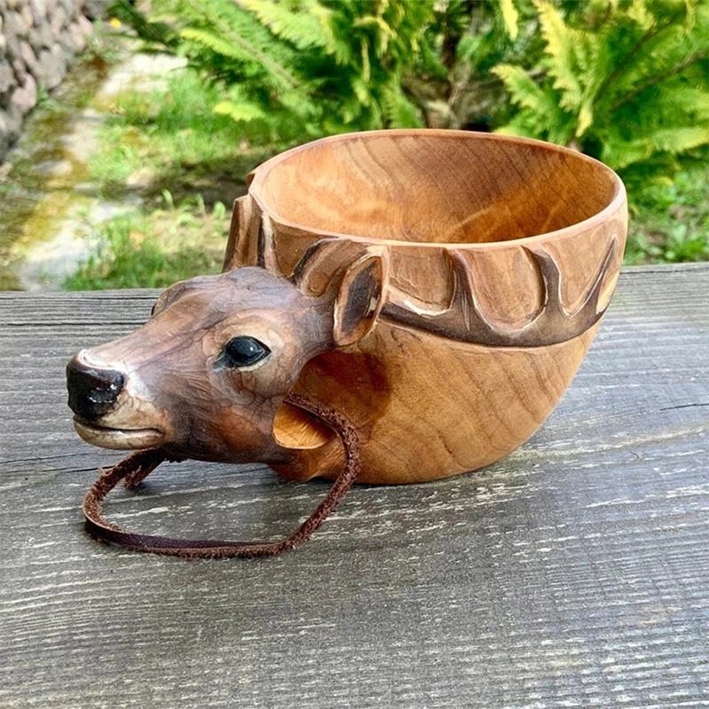 Handsnidad Djurod Wooden Cup