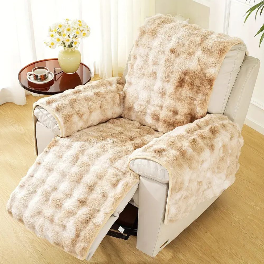 Sammet Plush Recliner Sofföverdrag