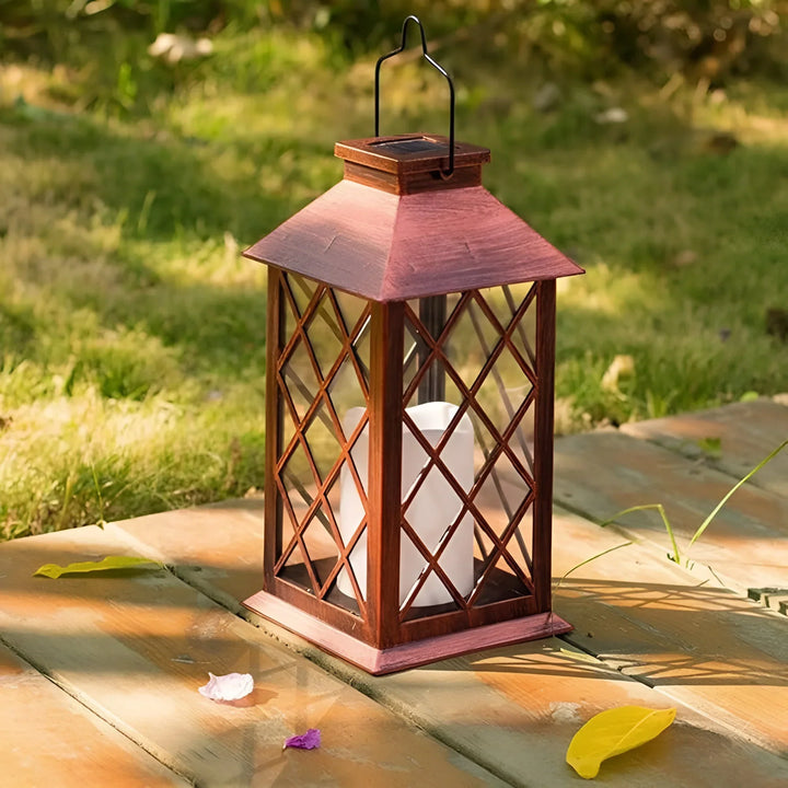LumiCrest – Vintage Solenergi Trädgårdslampa