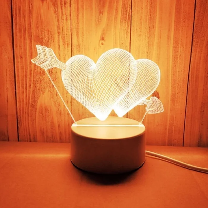 3D Nattlampa Usb