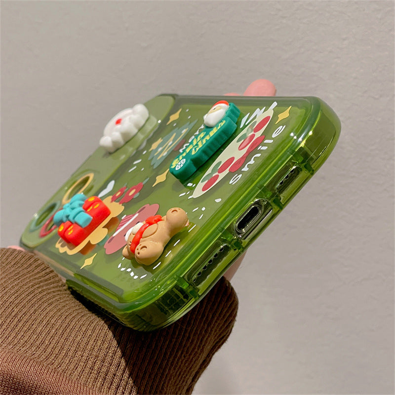 Julgran Hänge iPhone Fodral med Spegel