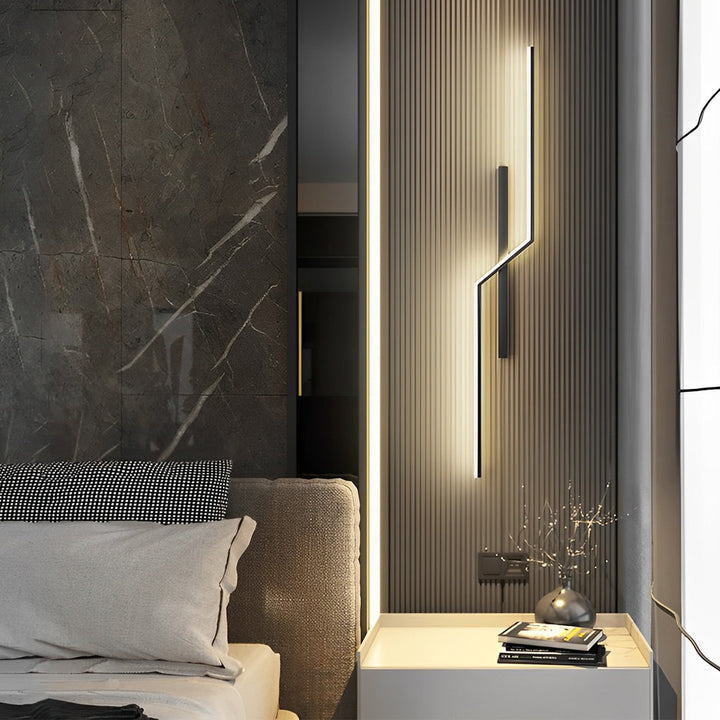 Lines Kreativ LED Modern Minimalistisk Vägglampa Dekorativa Vägglampor Belysning