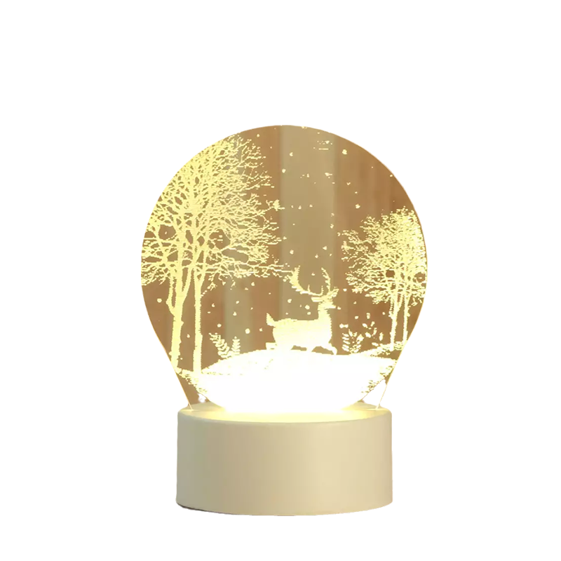 3D Nattlampa Usb