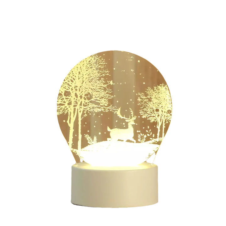 3D Nattlampa Usb