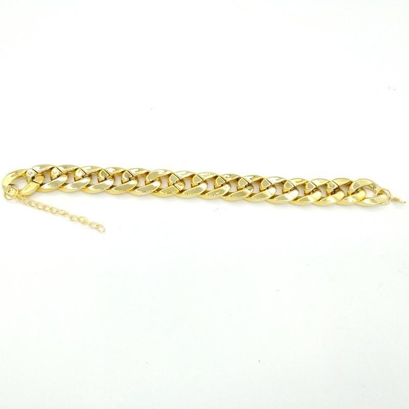 Husdjur Smycken Tjock Guld Kedja Halsband