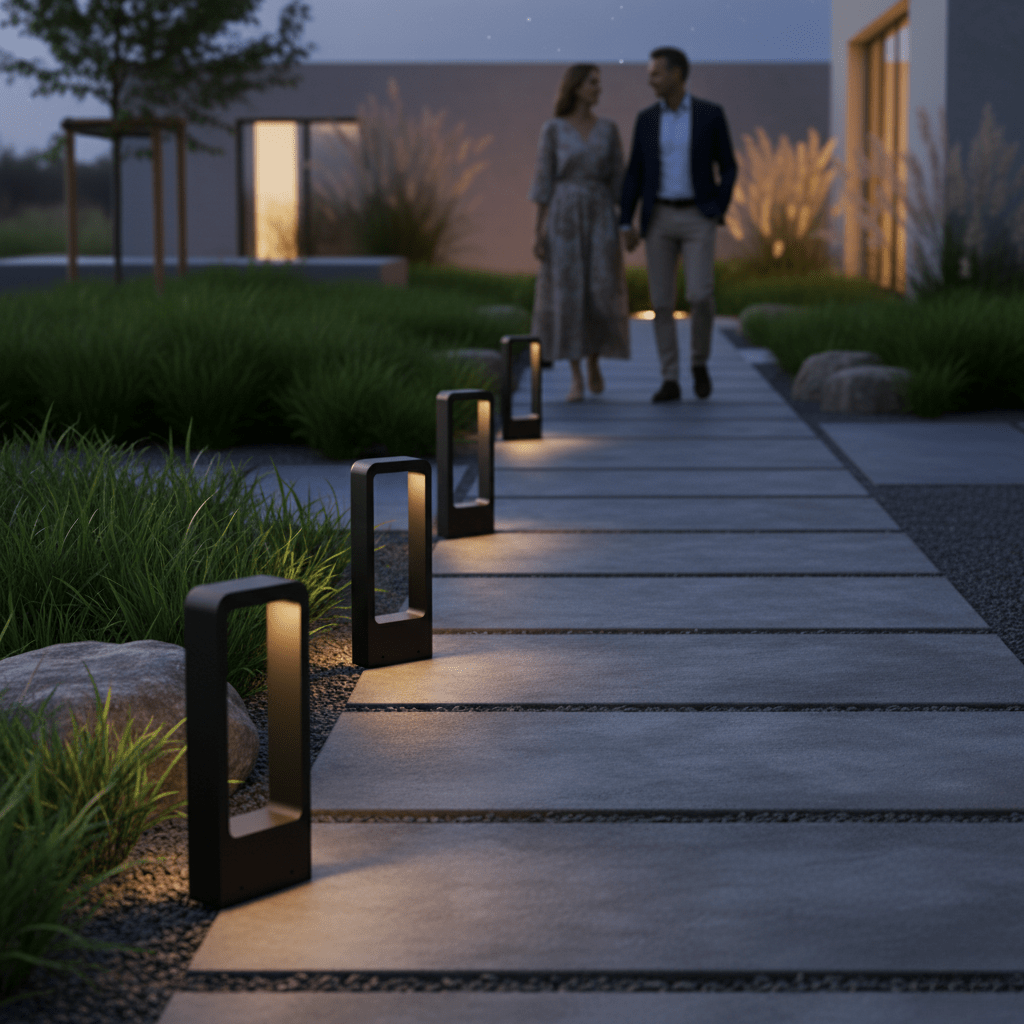 Harmonisk Golvlampa för Utomhusområden