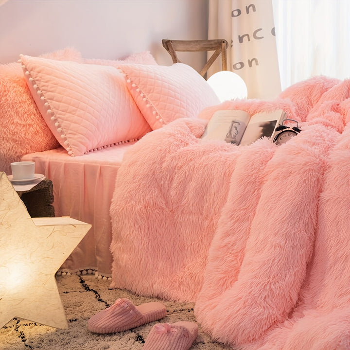 Lyxigt Sammet Duvet Täcke Set för Ultimat Komfort
