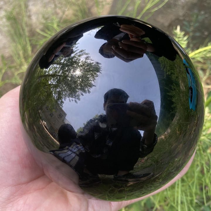 Obsidian Kristallboll Dekoration