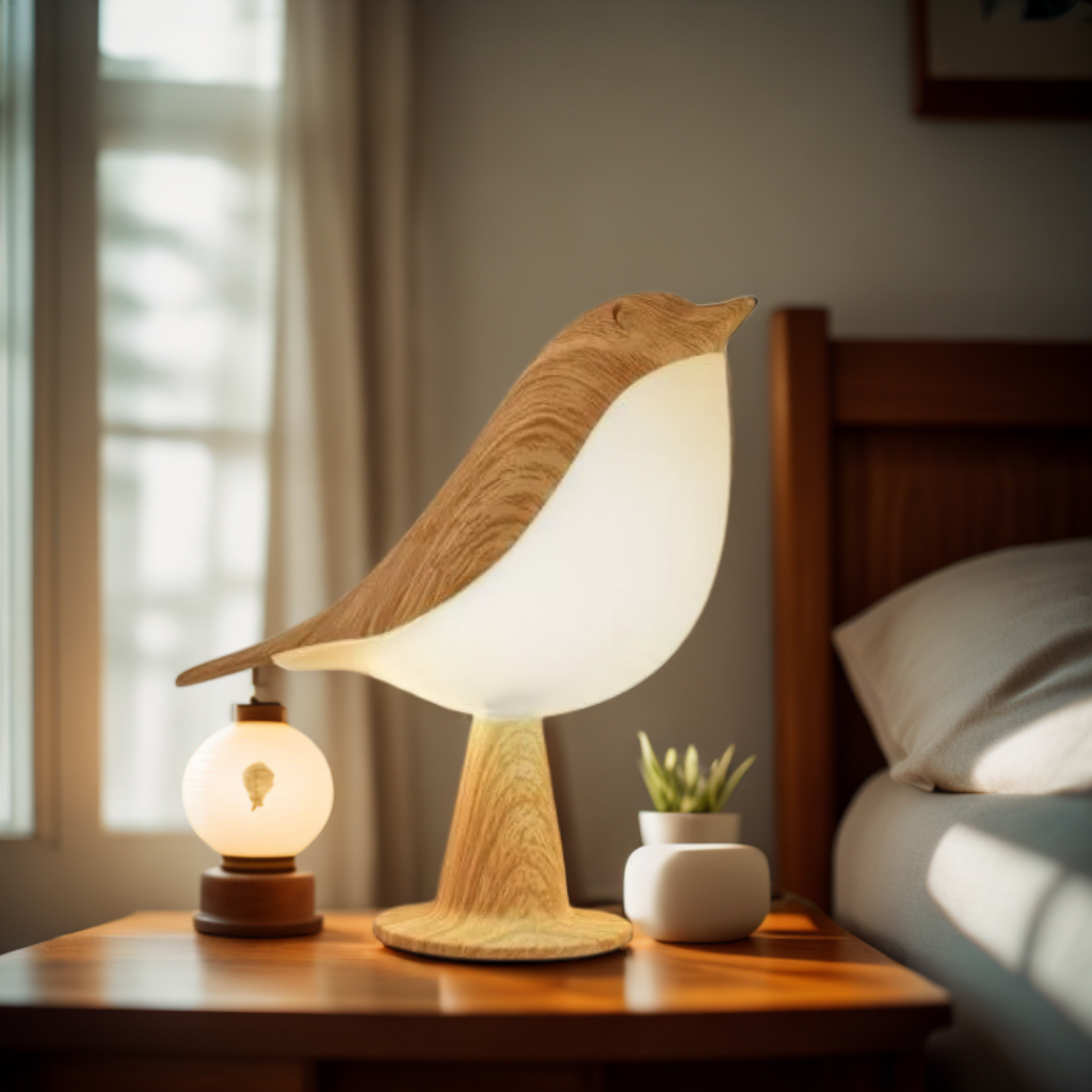 LumiNest Mjuk Nattlampa | En charmig lampa som lugnar och förskönar ditt utrymme