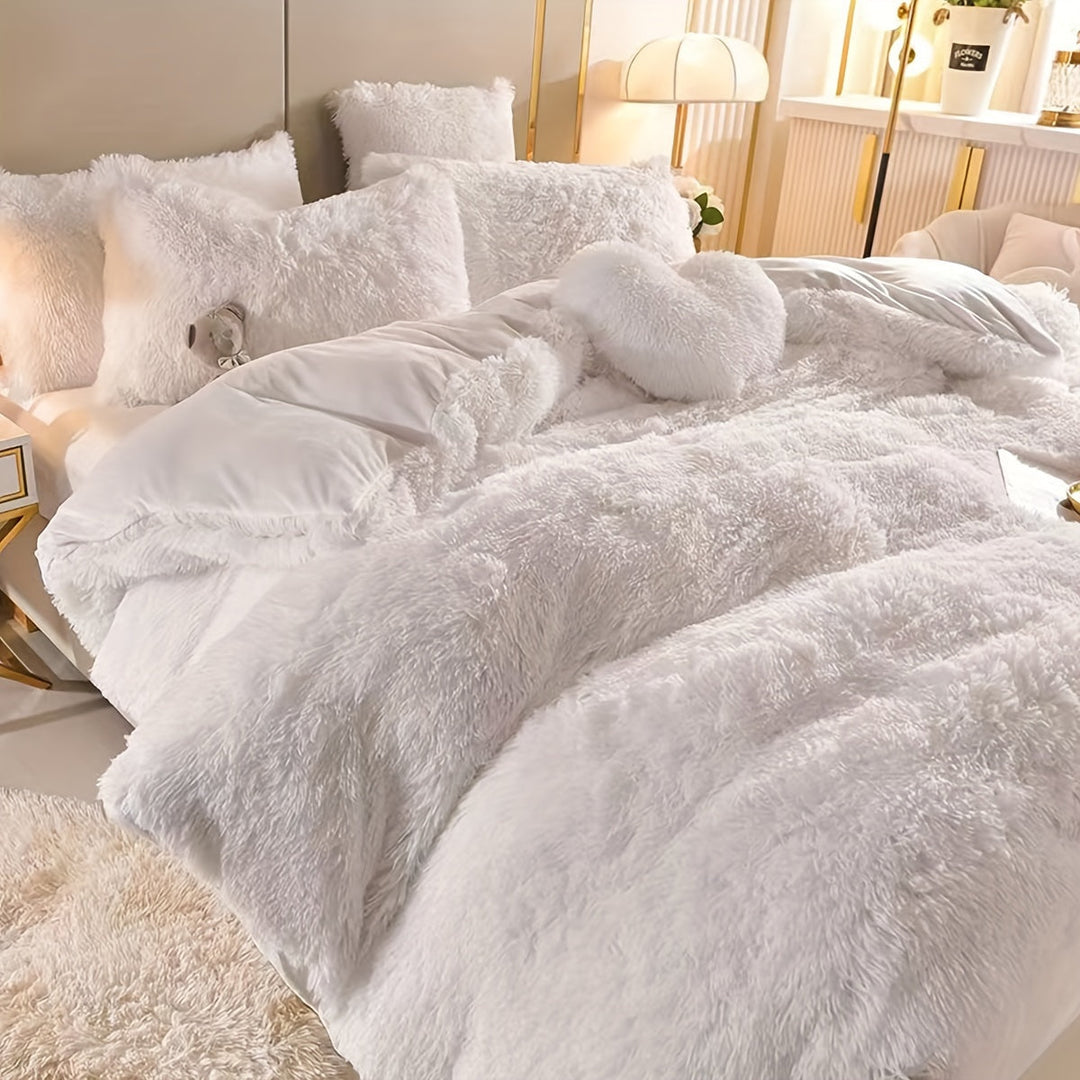Lyxigt Sammet Duvet Täcke Set för Ultimat Komfort